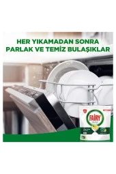 Fairy Hepsi Bir Arada Limon 120 Adet 2'li Paket Bulaşık Makinesi Tableti - 7