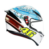 AGV K1 Superior Tam Yüz Kask Rossi Kış Testi 2017 Boyut ML - 2