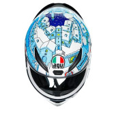 AGV K1 Superior Tam Yüz Kask Rossi Kış Testi 2017 Boyut ML - 6