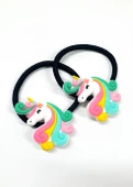 Unicorn Lastikli Çocuk Tokası - 2li thumbnail 6