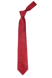 Cengiz İnler Karışık Desenli Mendilli Mikrofiber Erkek Kravat - 9