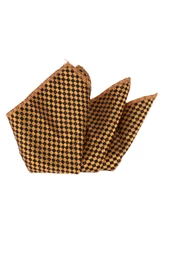 Cengiz İnler Pütü Kare Desenli Mendilli Mikrofiber Erkek Kravat - 11