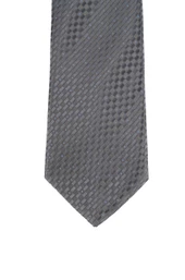 Cengiz İnler Pütü Kare Desenli Mendilli Mikrofiber Erkek Kravat - 8