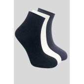 Kadın Bambu Patik Çorap (3 ADET) Görünmez Dikişsiz Parfümlü Kısa Yazlık Kadın Çorabı - 2