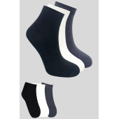 Kadın Bambu Patik Çorap (3 ADET) Görünmez Dikişsiz Parfümlü Kısa Yazlık Kadın Çorabı - 3