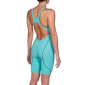 ARENA BAYAN YARI KARBON YARIŞ MAYOSU W POWERSKIN ST 2.0 FBSLOB / AQUAMARINE 2A898681 YZM YZM - 2