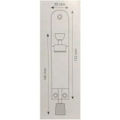 5 Adet Kapıya Monte Basmalı Yaylı Kapı Stoperi Tampon Kapı Tutucu İnox - 2