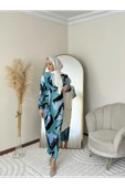 ELB004 PİLİSELİ KEMERLİ ELBİSE - 1
