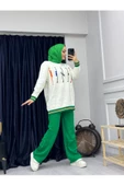 Etek ve Kolağzı Manşetli Triko Tunik Pantolon İkili Takım - 3