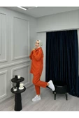 PTKM008 NAKIŞ İŞLEMELİ GÖMLEĞİ BÜYÜK CEPLİ PANTOLONLU TAKIM - 2