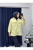 CKT005  KALIN ÇİZGİ DESENLİ CEKET - 2