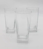 Paşabahçe 41300 3Lü Carre 305cc/10oz Su Bardağı - 1