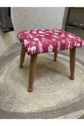 Asedia Trend Naturel Puf Yılbaşı Noel Hediyesi İçin Mükemmel Dekoratif Tabure thumbnail 3