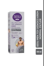 Sesu Erkekler Için Tüy Dökücü Krem Normal Ciltler 100 ml - 1
