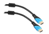 S-link SL-H4K10 19+1 HDMI to HDMI 10m Gold 1080p 1.4 Ver. 3D Kablo - 1