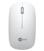 Lenovo Lecoo WS214 Nano Alıcılı Kablosuz 12000dpi Beyaz 3 tuş Mouse - 1