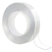 Sunup Nano Teknoloji Çift Taraflı Süper Yapıştırıcı Şeffaf Bant 3 Metre - 1