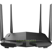 Tenda V12 867 Mbps 4 Port ADSL2+-VDSL Kablosuz Fiber Modem 4 Anten - 1