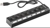 Dark DK AC USB272 7 Port Anahtarlı USB2.0 HUB - 1