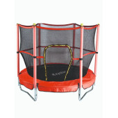 Trambolin Fileli Korumalı 152 Cm Kolay Kurulum Kırmızı thumbnail 1