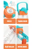 Uzspace Pipetli 680 Ml Boyun Askılı Tritan Çocuk Su Matarası -Kutulu- FFUZ2202680 - 11