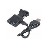 Vga To Hdmi Çevirici Dönüştürücü Laptop Tv Monitör Adaptör Kablosu + Hdmi Kablo 1.5 Metre - 2
