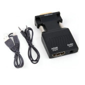 Vga To Hdmi Çevirici Dönüştürücü Laptop Tv Monitör Adaptör Kablosu + Hdmi Kablo 1.5 Metre - 4