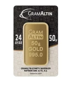 50 Gram 24 Ayar Külçe Gram Altın Ziynet Gold - 1