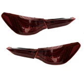 AUTOGP Bmw g22 g23 g26 cs look stop lambası seti kırmızı - 2