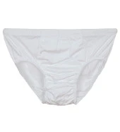 Büyük Beden Erkek Külot (Slip) 3’lü Set Beyaz - 1