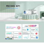 Mecool KP1 1920x1080P 700 Ansi, 2.4/5Ghz Netflix sertifikalı (Mecool KD5 - Android TV Stick hediyeli) - 1