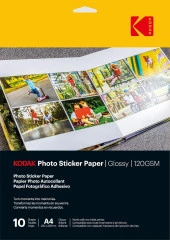 Kodak 120 Gram Sticker Kağıdı - A4*10 - CAT9891-338 - 1