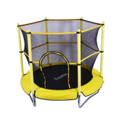 Trambolin Fileli Korumalı 152 Cm Kolay Kurulum Sarı thumbnail 5