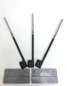 3+2 Paket Çelik Eds Ultra Slim İnce Yedek Uc Kürek ve Slim İnce Kesme Yedek Bıçak - 1