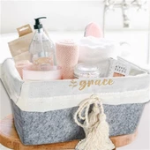 Çok Amaçlı Saklama Organizer Kutu Kare Keçe  Sepet (maxi) - 03426 thumbnail 1