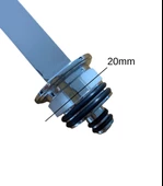 Krom Mutfak Evye Batarya İçin Köşeli Su Borusu Paslanmaz ve Eca Uyumlu 20x20 - 2