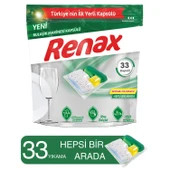 Renax Bulaşık Makinesi Kapsülü Hepsi Bir Arada 33 Lü x 6 Adet (198 Kapsül) - 4