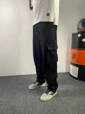POISHOPS Erkek Siyah Jogger 3 Cep Detaylı - 10