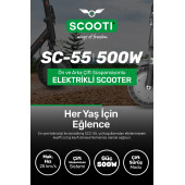 Scooti SC-55 Katlanır Elektrikli Scooter - 3