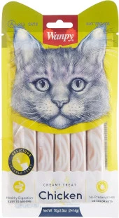 Wanpy Tavuk Krema Kedi Ödülü 5x14 gr RA-049 Likit Kedi Ödülü - 1