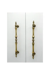 Şehzade Antik Sarı Mobilya Dolap Mutfak Çekmece Kulpu 160 Mm ( 16 Cm ) 5 Adet thumbnail 2