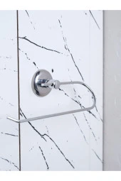 Ceria Krom Eko Solo Havlu Kağıdı Askısı Solo Havluluk Ister Yapıştır Ister Montajla - 1
