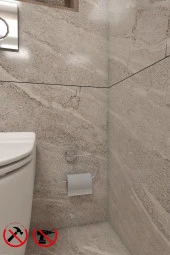 Ceria Krom Eko Kapaksız Tuvalet Kağıdı Askısı Tuvalet Kağıtlığı Ister Yapıştır Ister Montajla thumbnail 1