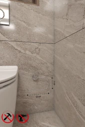 Ceria Krom Eko Kapaksız Tuvalet Kağıdı Askısı Tuvalet Kağıtlığı Ister Yapıştır Ister Montajla thumbnail 2