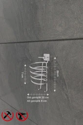 KROM KARE UZUN HAV.KARE HALKA HAV.KARE FÖN VE KARE TUVALET KAĞ.SETİ thumbnail 1