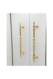 Şehzade Altın Mobilya Dolap Mutfak Çekmece Kulpu 128 Mm ( 12.8 Cm ) 5 Adet - 3