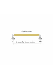 Şehzade Altın Mobilya Dolap Mutfak Çekmece Kulpu 128 Mm ( 12.8 Cm ) 5 Adet - 6