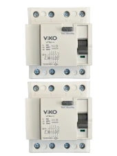Viko 30mA 40A 4P Kaçak Akım Koruma Rölesi (2 Adet) - 1