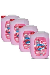 BİNGO Soft Yumuşatıcı Gülpembe 5 Litre Ekonomi Paketi 4'Lü thumbnail 1