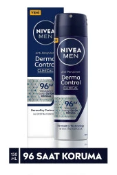 NIVEA Men Derma Control Clinical Erkek Sprey Deodorant 150Ml,96 Saat Üstün Koruma X2 Adet - 2